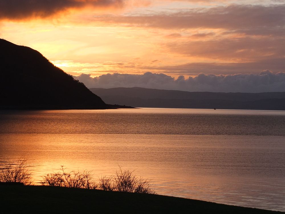 catacol bay arran, looking towards mull of kintyre